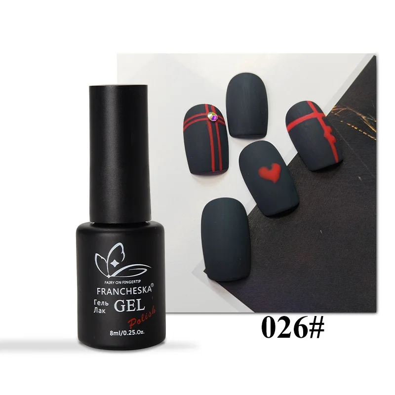 8ml UV gel 026 Francheska 15 мл грунтовка для ногтей воздушная Сухая вода натуральная грунтовка основа грунтовка гель инструменты для дизайна ногтей Акриловые наконечники 8 мл Акция УФ-гель для ногтей - Цвет: 8ml UV gel 026