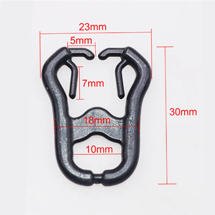Length 30mm 50 шт. куриный рот оснастки кольцо альтернатива куриные очки большой 35 мм маленький 30 мм Клетка Несушка фазан большой петух - Цвет: Length 30mm