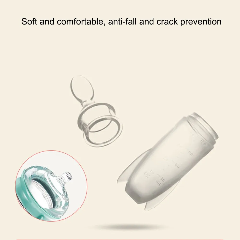 Mambobaby детская бутылочка для кормления, силиконовая детская ложка, BPA Free, здоровая питательная ложка для новорожденных