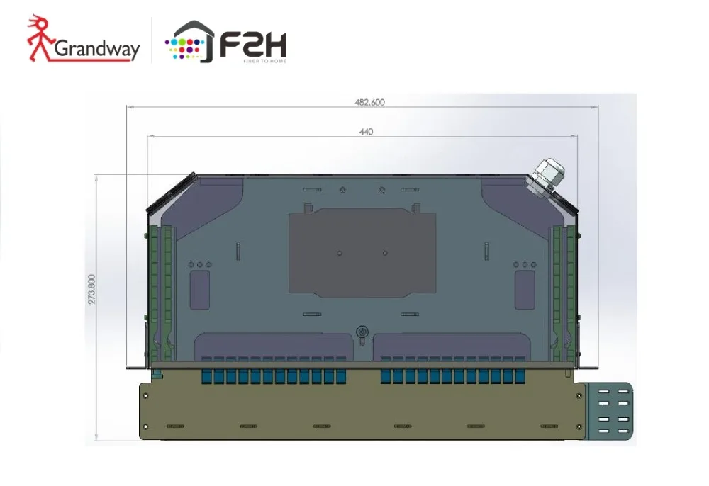 [Grandway Orginal] F2H FPX P3 Series ODF оптическая распределительная рамка патч панель