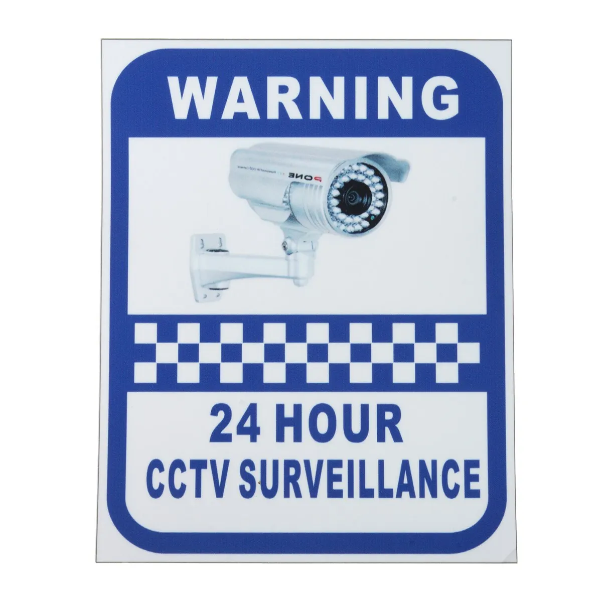 Виниловая Предупреждение йка Safurance для камеры видеонаблюдения 4 шт.