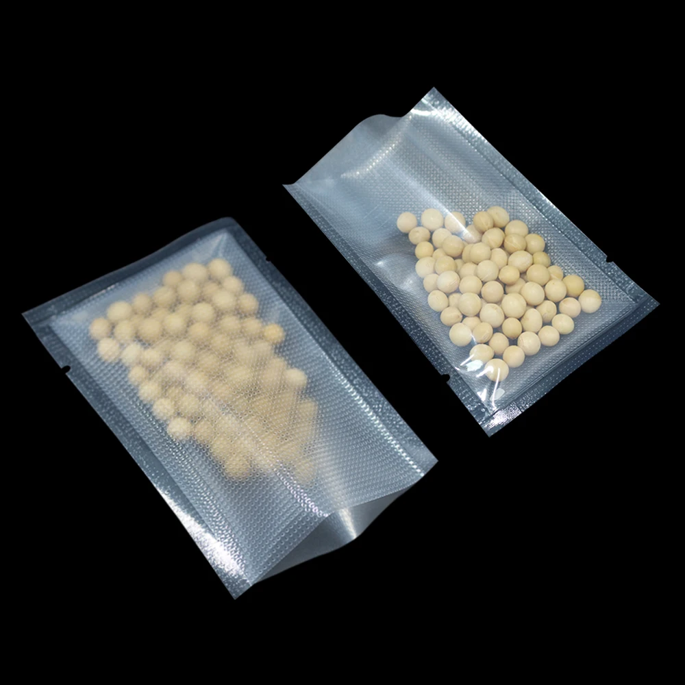 100 шт тисненые прозрачные вакуумные пакеты для сохранения тепла фруктов