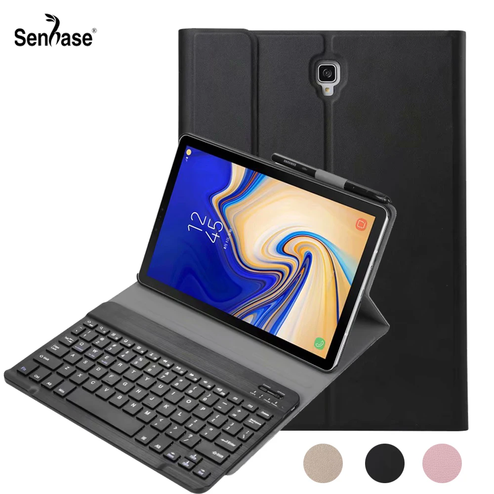 Для Samsung Galaxy Tab A 10 5 2018 T590 T595 Bluetooth чехол для клавиатуры PU кожаный съемный планшета с