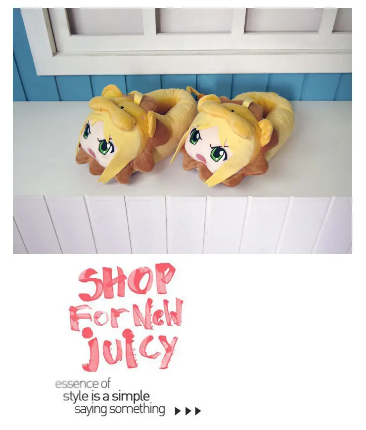 2 pcs/set Fate saber plush toy Anime Altria Pendragon lion figure short plush shoes cosplay stuff dolls