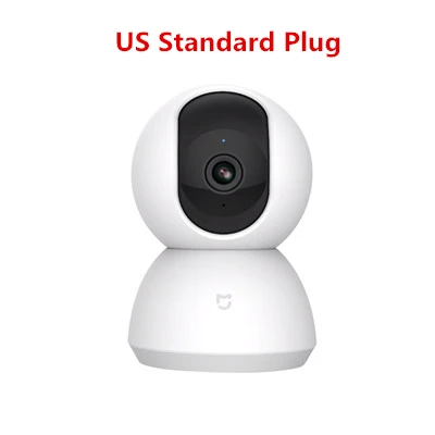Standard US CN Plug Новая Xiaomi mi jia камера s 1080P умная камера IP Cam Веб-камера видеокамера 360 Угол Wi-Fi беспроводная камера ночного видения для mi home APP - Цвет: Standard US CN Plug