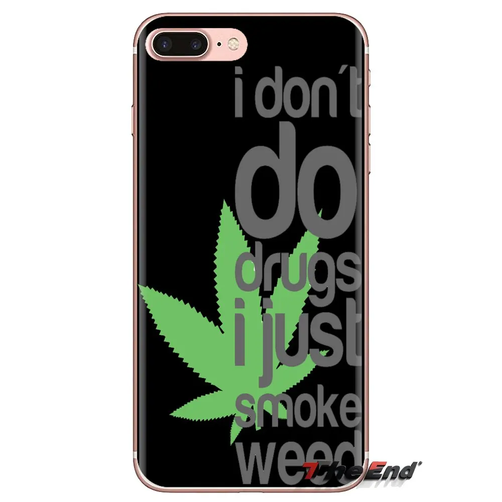 I dont do drugs i just smoke weed For Xiaomi Redmi 4A S2 Note 3 3S 4 4X 5 Plus 6 7 6A Pro Pocophone F1 Silicone Phone Skin Cover |