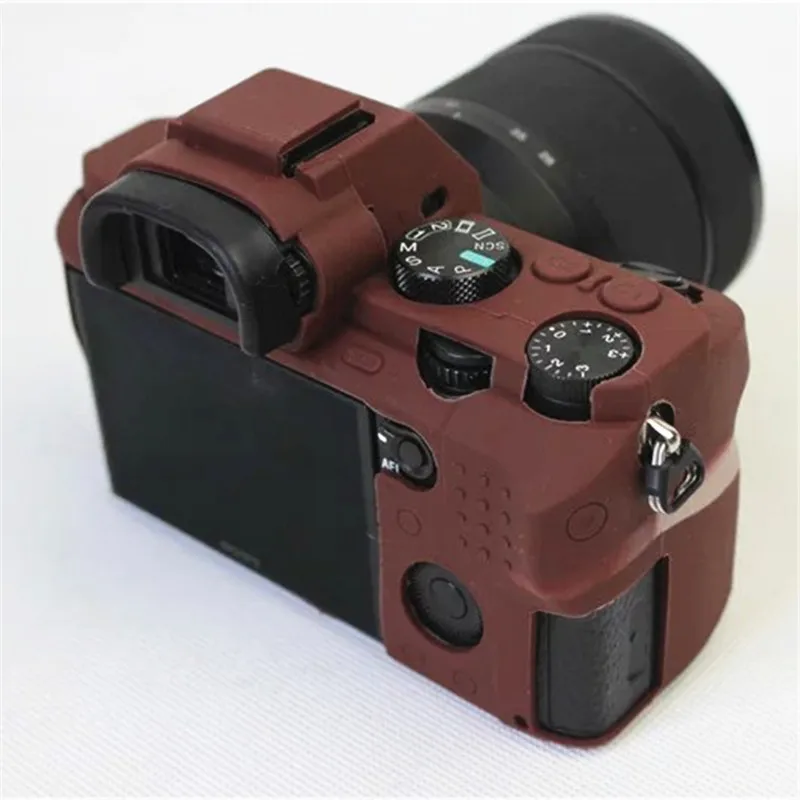 Силиконовый чехол для видеокамеры резиновый камеры защитный корпуса Sony A7III A7R3 A7