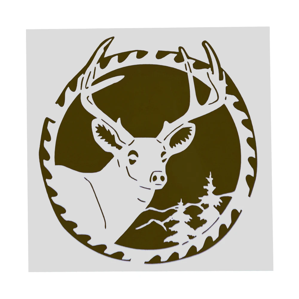 Абстрактные геометрические декоративные трафареты для