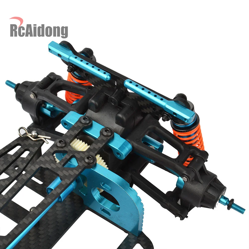 Алюминиевый сплав и карбоновый вал привода 1/10 4WD Touring Car Frame Kit для 1/10 RC TAMIYA TT01 TT01E на дороге Дрифт автомобиль