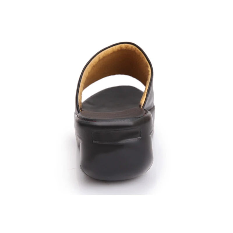 BEYARNENew 2019 Summer flip flops women Platform Sandals Women's Wedges genuine leather open toe Shoes Slippers plus size 35-43 | Обувь