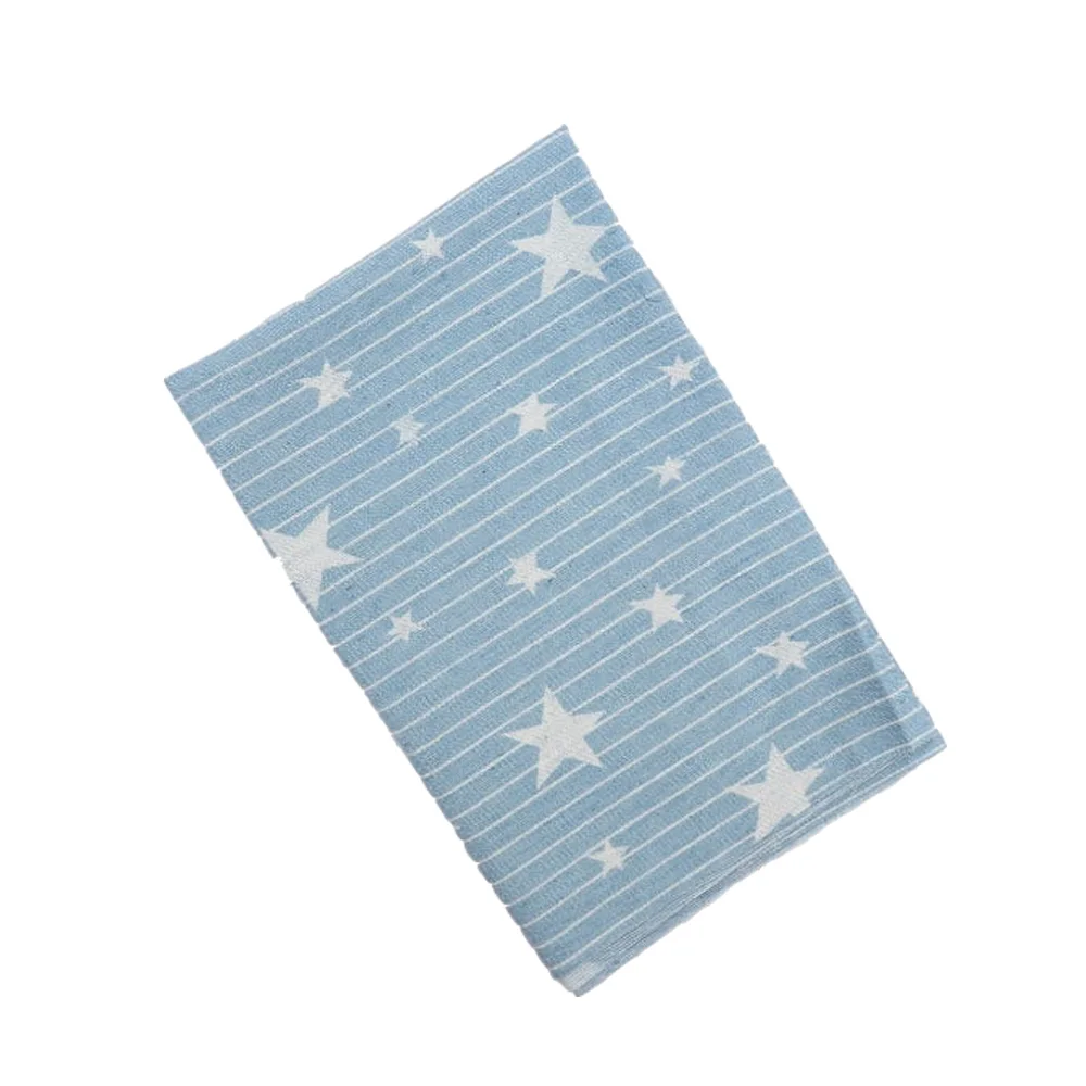 40*50 см хлопковая джинсовая ткань с геометрическим принтом Одежда DIY Новогодняя одежда аксессуары для шитья ткани детские постельные принадлежности