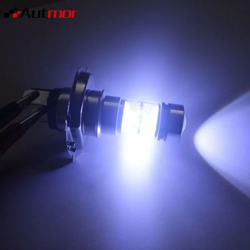 Автомобильная светодиодная лампа высокой мощности AUTMOR 2 шт. Sharp H4 100W 20smd