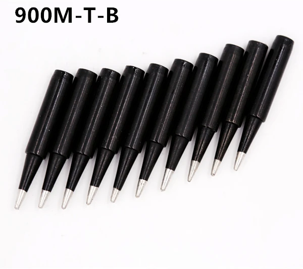 Сварочный наконечник для паяльника 10 шт. черный серия 900M T B|tips|tip soldertips iron |