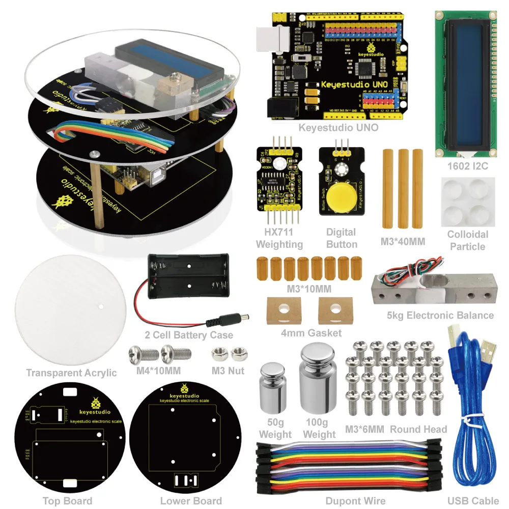Keyestuido DIY Электронный стартовый набор для Arduino обучающее программирование на