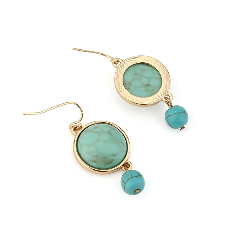 Женские серьги подвески из синтетического камня в этническом стиле|earrings for|earrings