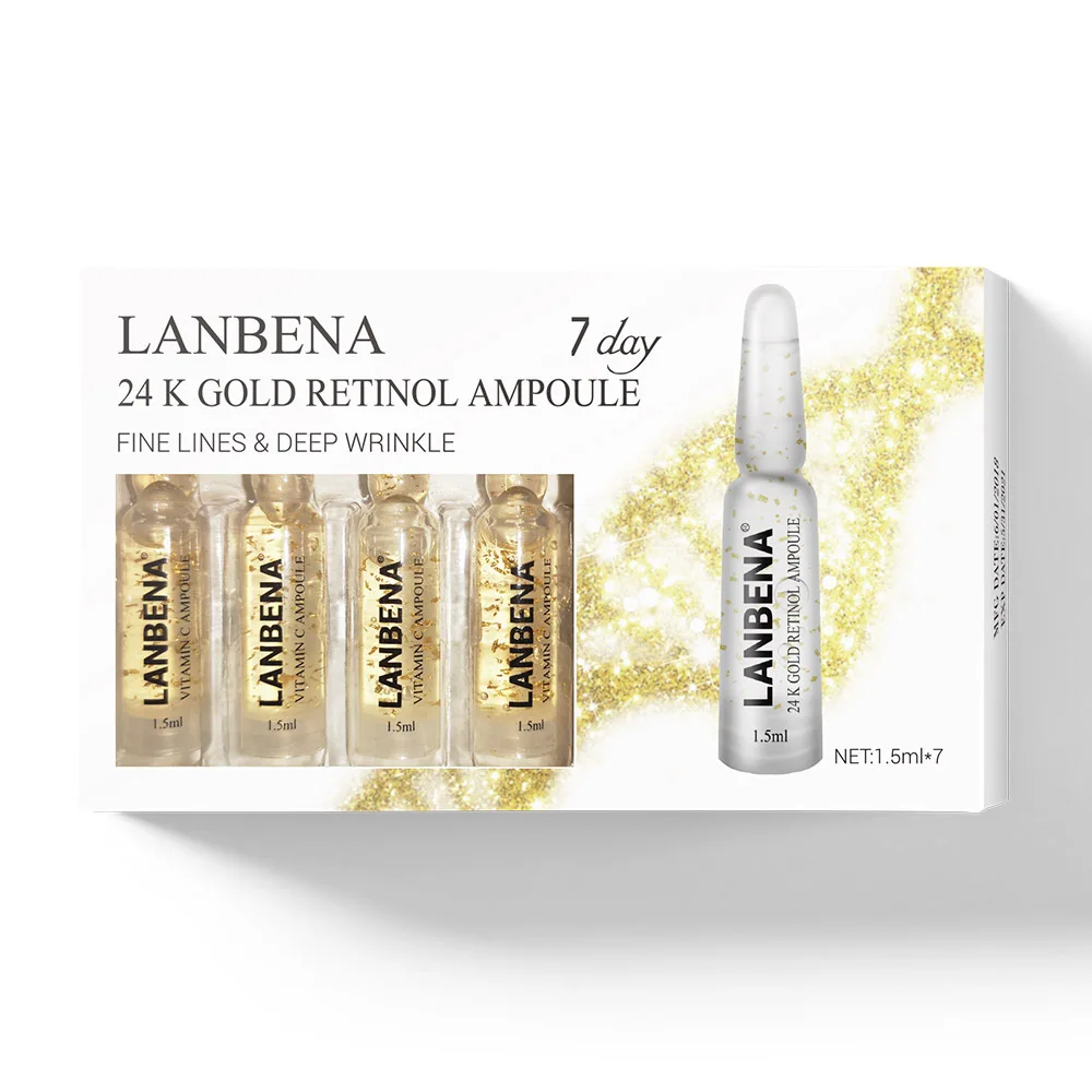 LANBENA 7 шт Сыворотка для лица увлажняющая эссенция отбеливания ослабляет тонкие