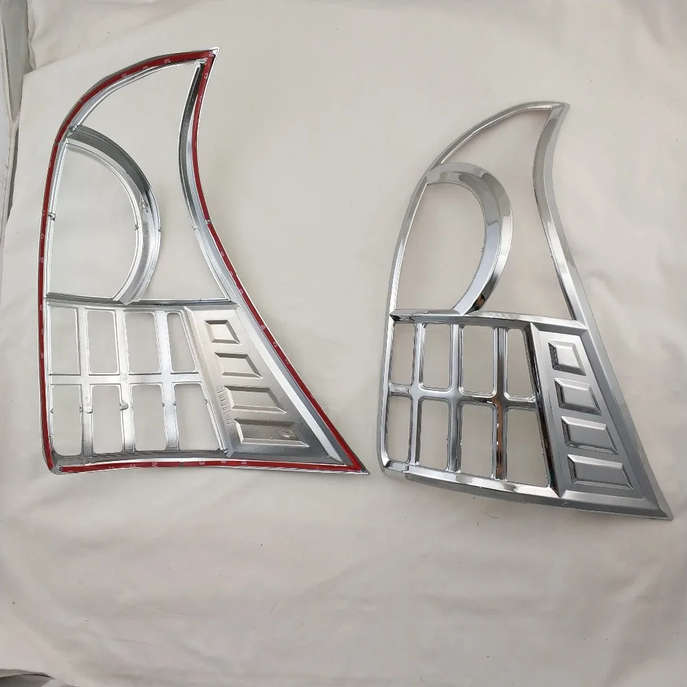 

For Toyota F651 F652 Avanza 2012 2013 2014 2015 ABS Chrome accessories plated Rear Light Lamp Cover Trim Tail Light Cover 2pcs