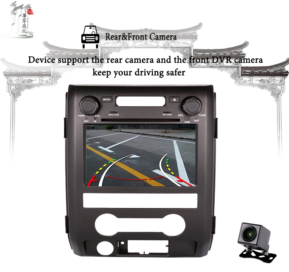 8 &quotАвтомобильный GPS навигатор мультимедиа Воспроизведение Развлечения 2 Din Android 9