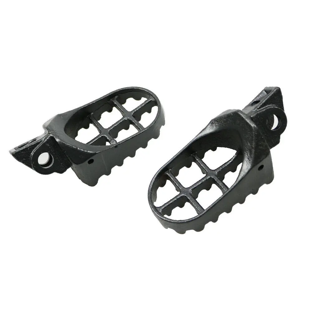 

Grey Dirt Bike Sports Steel Foot Pegs For Kawasaki KX65 KX80 KX85 KX100 1998-12