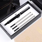 Высококачественная металлическая ручка для бизнеса, офисные принадлежности, черная ручка с индивидуальным логотипом, ручка на день рождения, День Святого Валентина, шариковая ручка, подарок