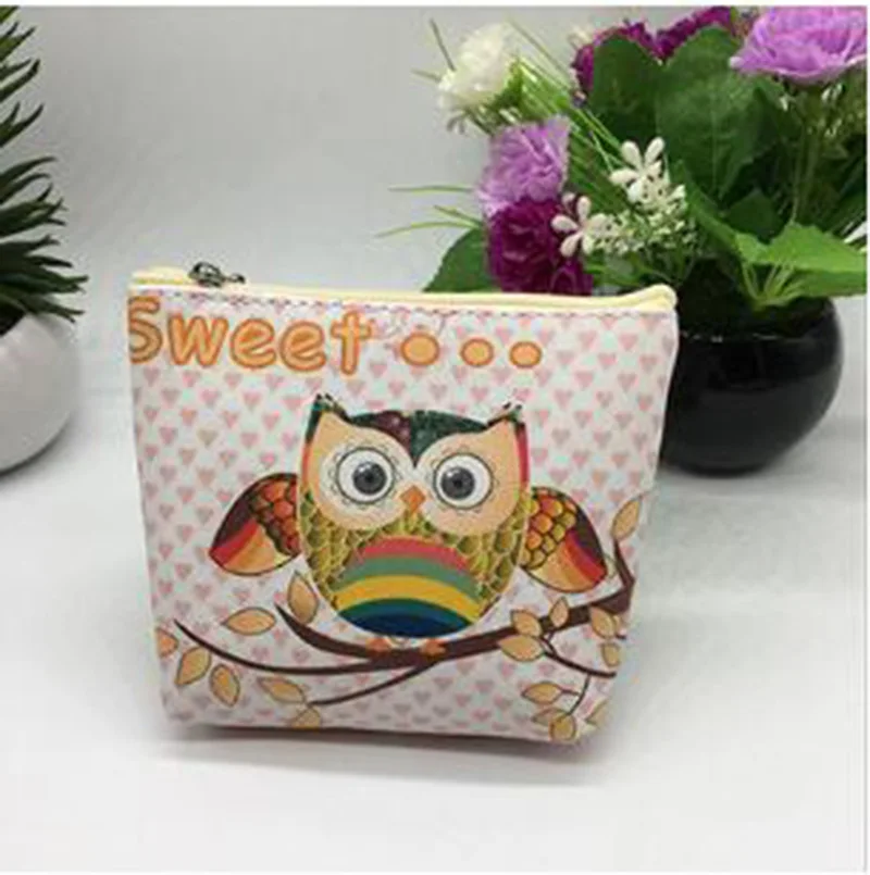 Новинка 2018 мультяшная сова сумка для монет детский PU нулевой кошелек ключей |