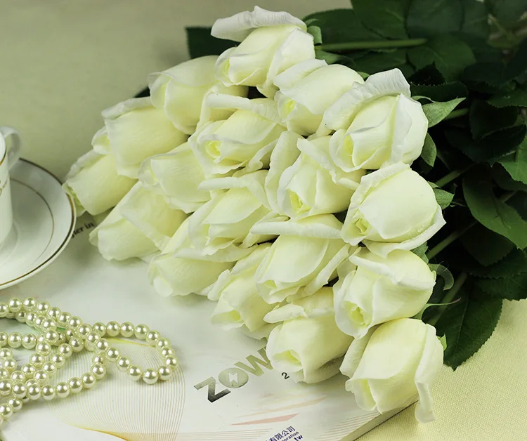 

Free Shipping 10pcs/Lot Fresh rose Artificial Flowers Real Touch rose Flowers Home decorations for Wedding Party or Birthday