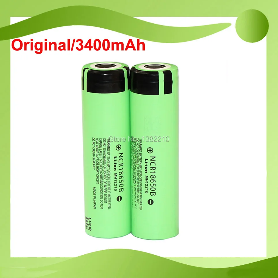 Бесплатная доставка! 4 шт./лот новый оригинальный аккумулятор NCR18650B 18650 3 7 V 3400mAh для