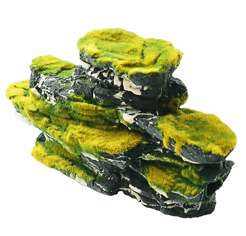 Mossy коралловый риф украшенный камни для сада камней аквариум ландшафтное