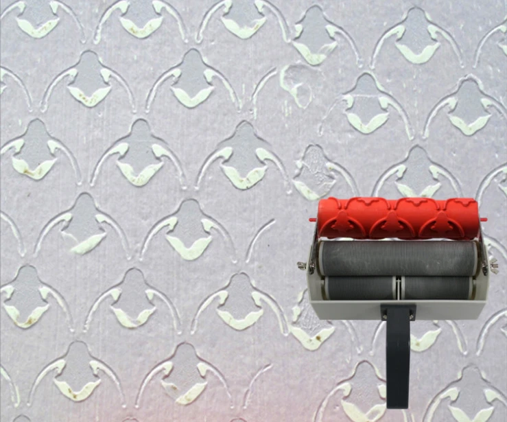 Настенный печати пресс форма рельефный валик для отделки стен 7 дюймов с