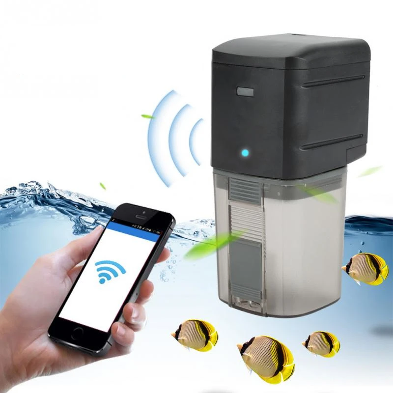 Умная автоматическая кормушка для рыб аквариума автоматический Диспенсер