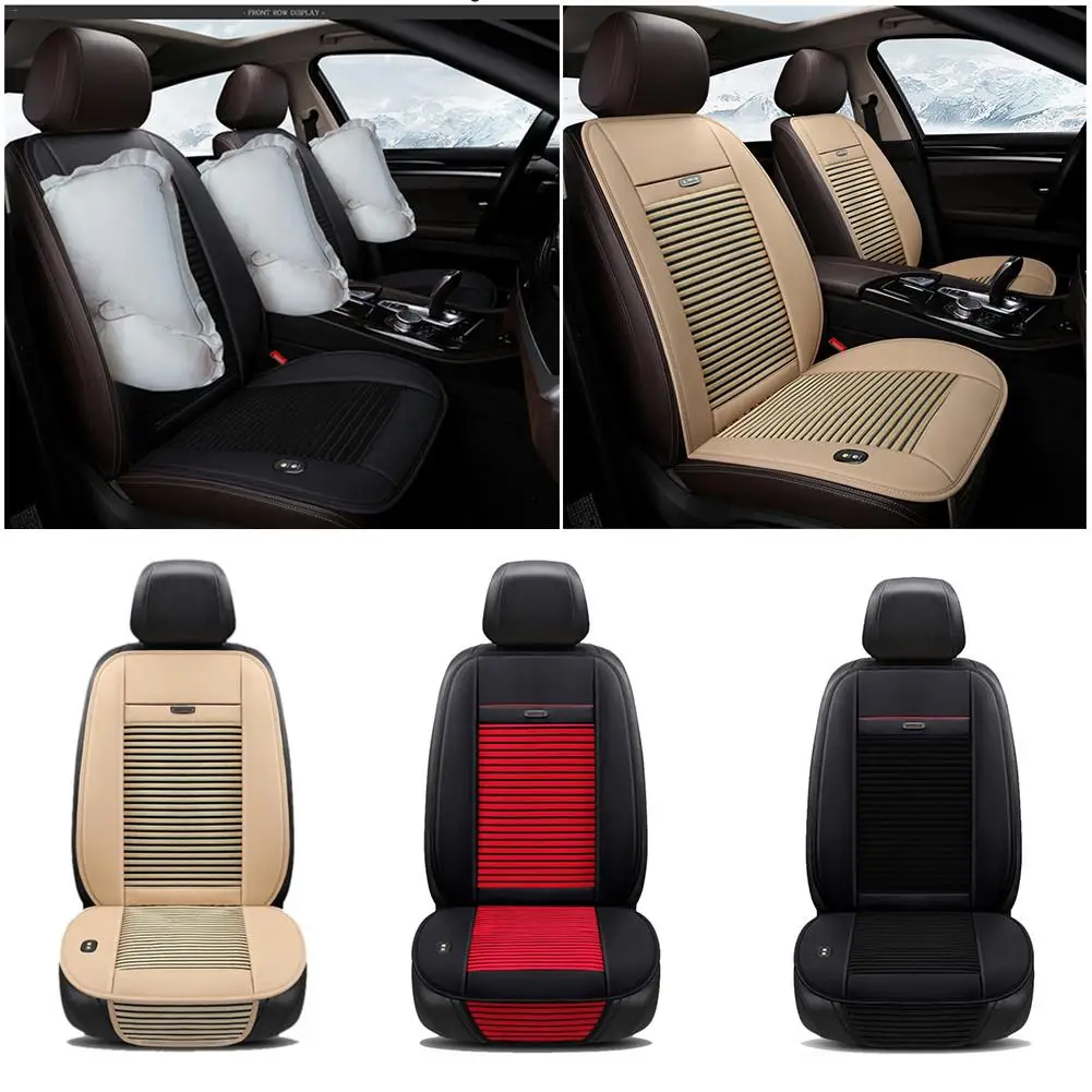 

New Summer Car Ventilation Cushion Cold Air Cushion Air Conditioning Refrigeration Blow Fan Seat Universal 12V Cool Pad