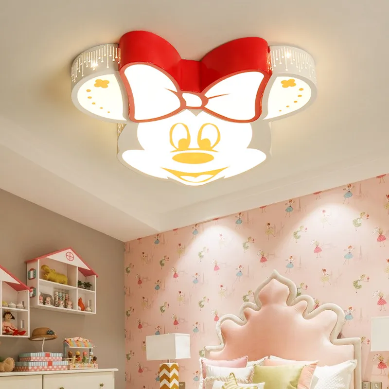 Lámpara Led de dibujos animados para habitación de niños y bebés lámpara de techo de animales, para dormitorio infantil