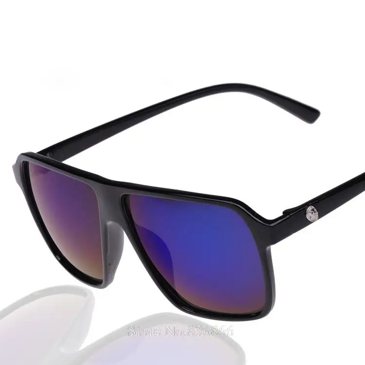 2014 fashion unisex sunglasses big frame lense sun glasses coating mirror Men Women Loved oculos de sol 2pcs 10% off | Тематическая