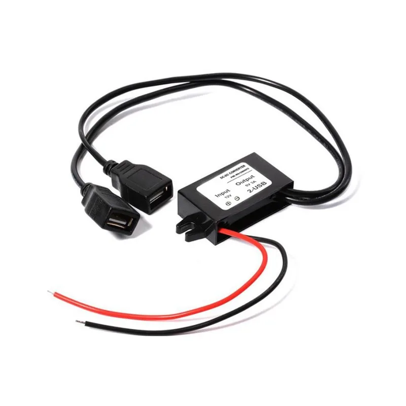 Step 12 В до 5 понижающий блок питания Силовой модуль преобразователь USB с шапка