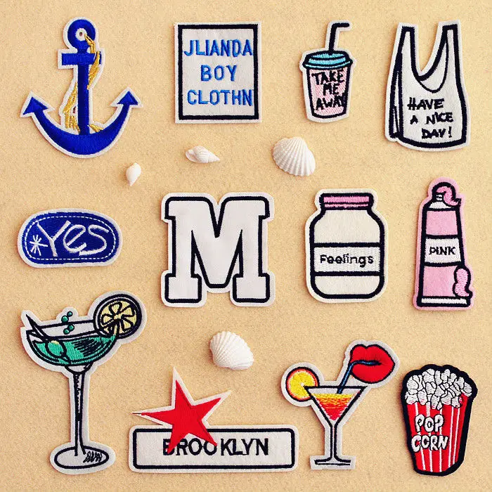 12 шт./лот летние патчи с логотипом сделай сам Гадкий я Миньоны вышивка Пришивные