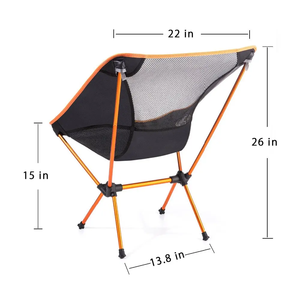 Складной стул для рыбалки кемпинг барбекю складной расширенный пеших прогулок