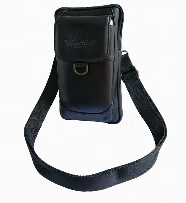 Style 2 black Чехол из натуральной кожи с зажимом для ремня, поясная сумочка, чехол для Xiaomi Mi Max 3 6,9 дюймов, сумка для телефона, сумки - Цвет: Style 2 black
