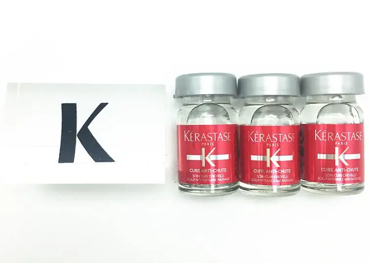 Красный Kerastase Dandruff Кондиционер 6 мл X(3 бутылки) рост волос и предотвращение потери волос и анти-белая эссенция для волос - Цвет: Красный