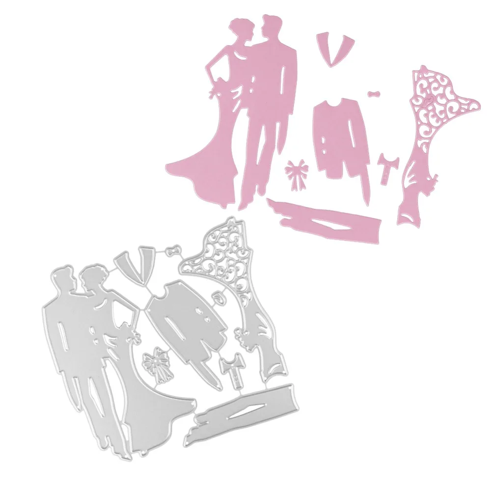 116*109MM Love Wedding Cutting Dies Carbon steel Metal Scrapbooking Decorative Paper Cards Template Die | Дом и сад