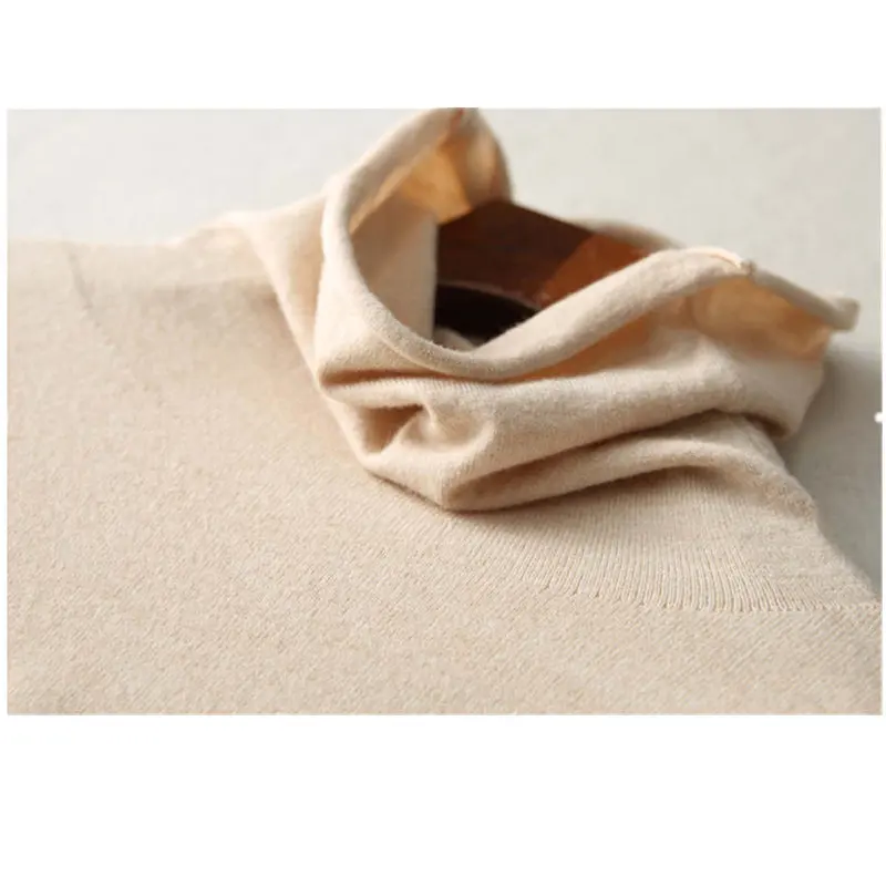 2019 New Autumn Winter Women Sweaters Fashion Turtleneck Cashmere Sweater Knitted Pullover Solid Color Tops | Женская одежда