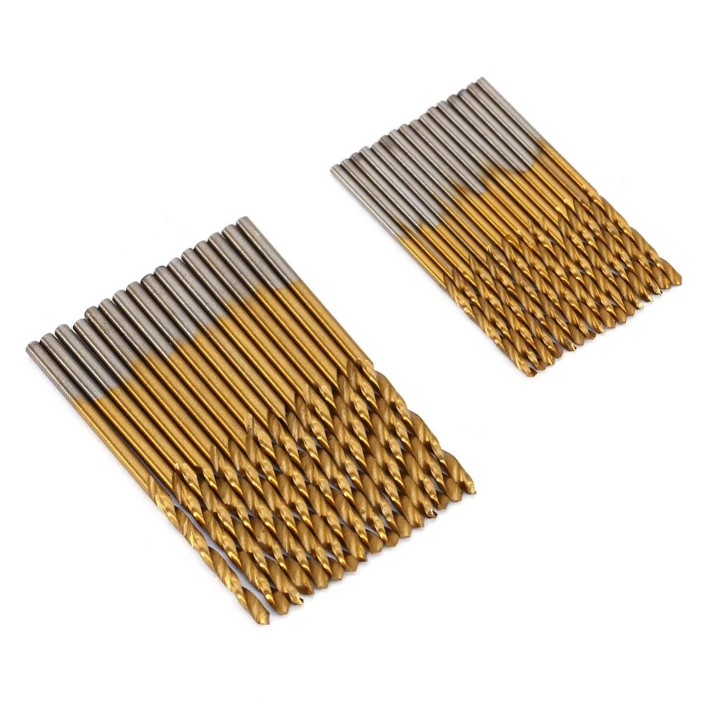 99 шт. сверло с титановым покрытием HSS биты для сверла деревообработки набор 1 5 10 мм