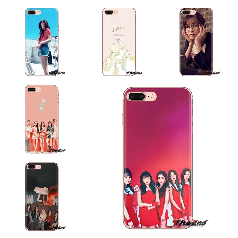 Red Velvet Kpop Girl Soft Transparent Cases Covers For LG Spirit Motorola Moto X4 E4 E5 G5 G5S G6 Z Z2 Z3 G2 G3 C Play Plus Mini |
