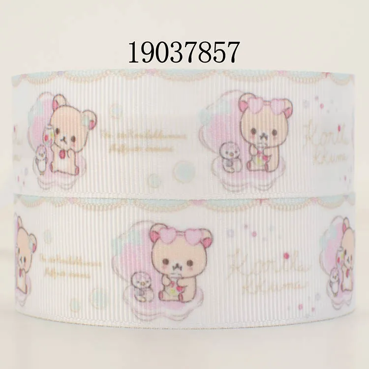 10 ярдов-Различные размеры-лента с рисунком медведя печатная корсажная