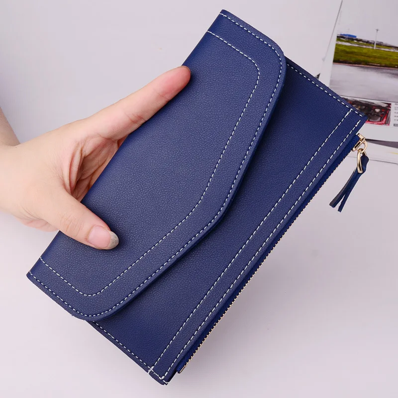 

Женский Длинный кошелек, клатч, новый кошелек на молнии с кисточкой, вместительный кошелек, Женский кошелек, женские кошельки с карманом для...