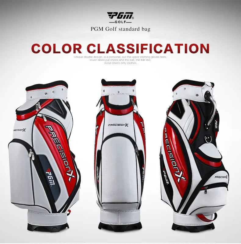 

PGM Large Capacity Portable Golf Bag Waterproof PU Leather Golf Bag QB034