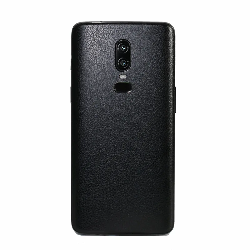 Кожаная зернистая декоративная задняя пленка для ONEPLUS 6T One Plus Мобильная защитная