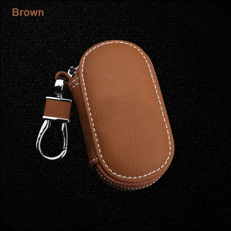 Сумка для ключей чехол на молнии кошельки с брелоками автомобиля дома подлинный