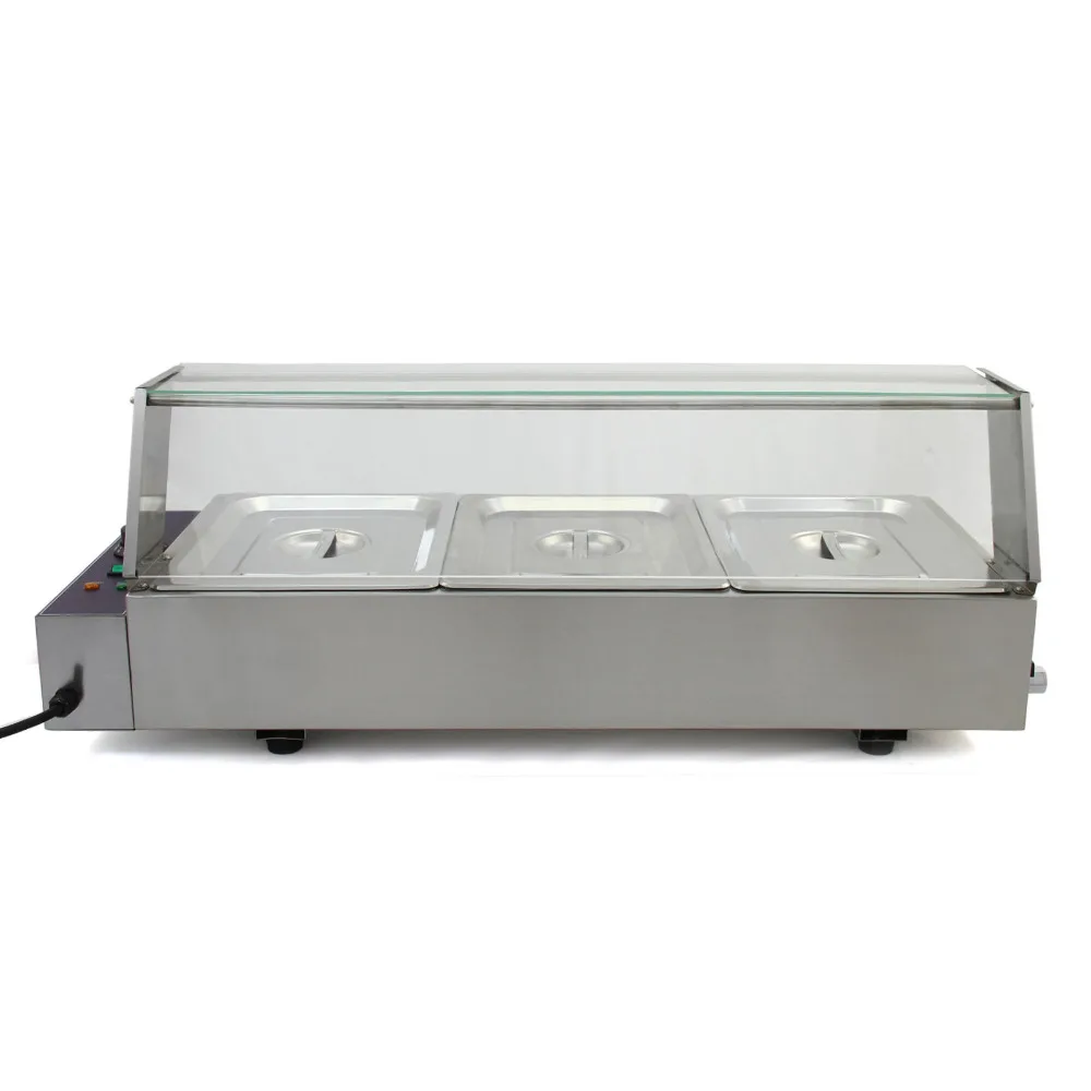 3*1/2 коммерческий Bain Marie подогреватели пищи Ресторан оборудование буфет|buffet