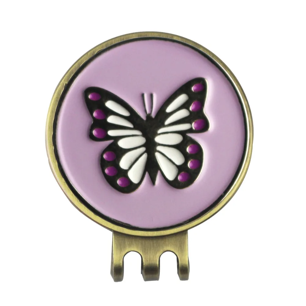 Симпатичная бабочка и большое дерево мяч для гольфа с 2 уникальными магнитными