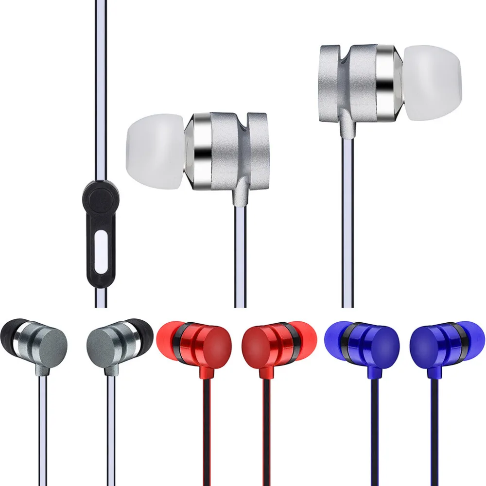 Дизайн в ушах удерживает шум 3 5 мм стерео Hifi наушники бас Спортивная гарнитура с